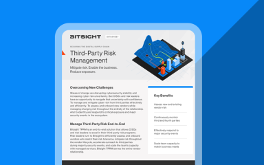 BitSight For Third-Party Risk Management Datasheet-Cover